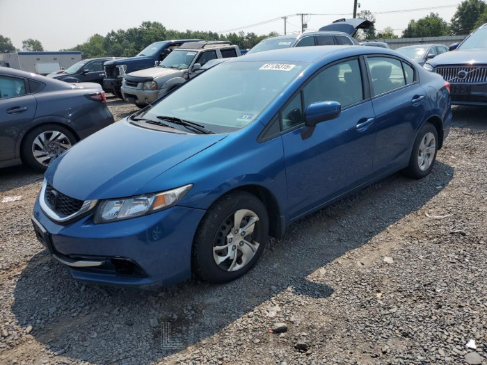 Honda Civic 2015 VIN 2HGFB2F54FH501627