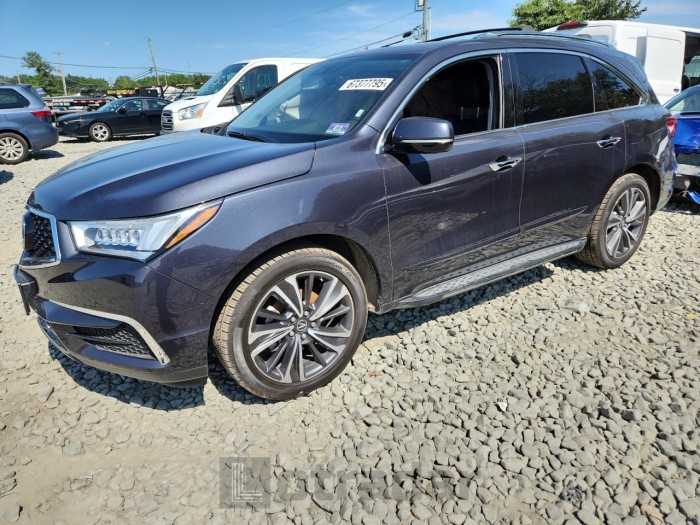Acura Mdx 2020 VIN 5J8YD4H54LL001798