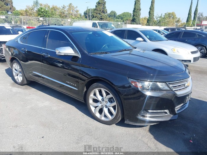 Chevrolet Impala 2016 VIN 2G1145S38G9116410