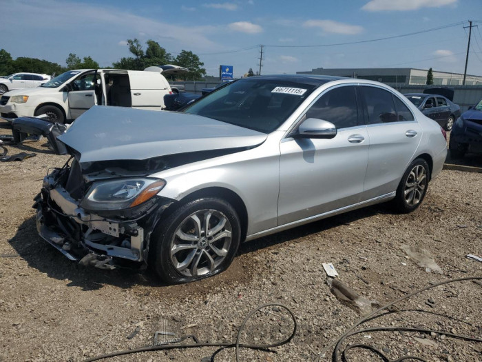 Mercedes-benz C class 2018 VIN WDDWF4KB9JR321052