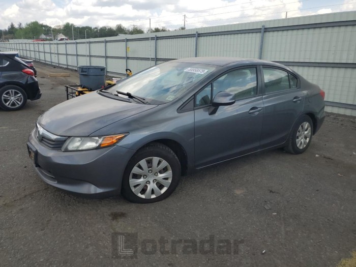 Honda Civic 2012 VIN 19XFB2F55CE387286