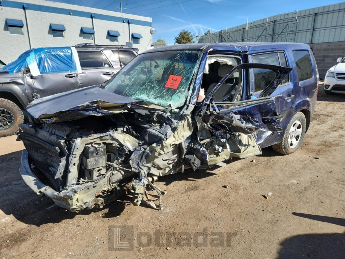Honda Pilot 2013 VIN 5FNYF3H27DB025252