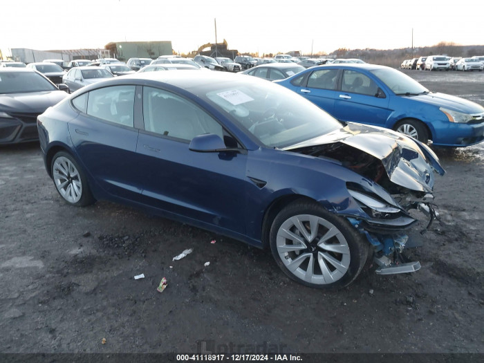 Tesla Model 3 2022 VIN 5YJ3E1EA3NF189631