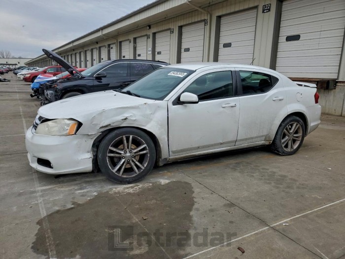 Dodge Avenger 2012 VIN 1C3CDZEG6CN133692