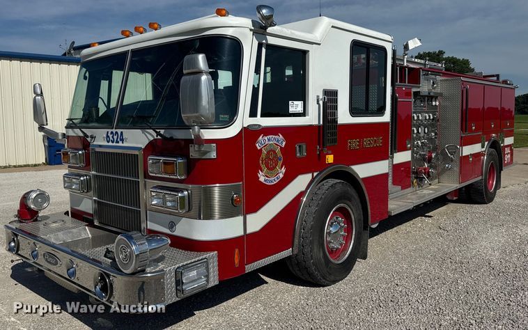 PIERCE pumper fire truck 1992 4P1CT02D8NA000387
