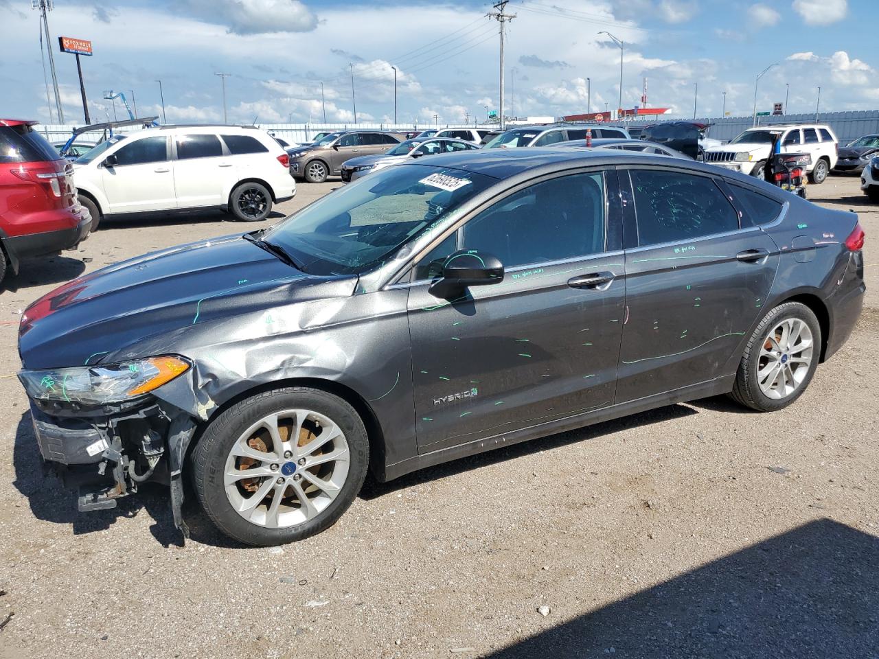 FORD FUSION 2019 VIN 3FA6P0LU7KR197309
