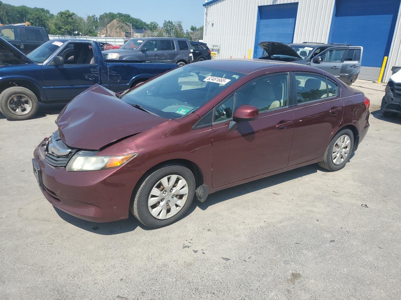 HONDA CIVIC 2012 19XFB2F52CE377332