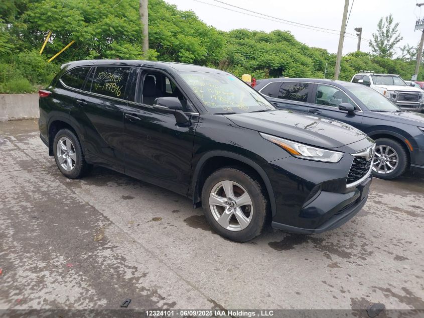 TOYOTA HIGHLANDER 2022 5TDBZRBH3NS199846