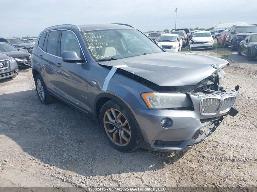 BMW X3 2011 5UXWX5C52BL700676