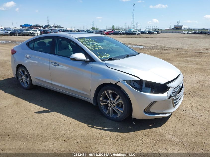 HYUNDAI ELANTRA 2018 KMHD84LF0JU542075
