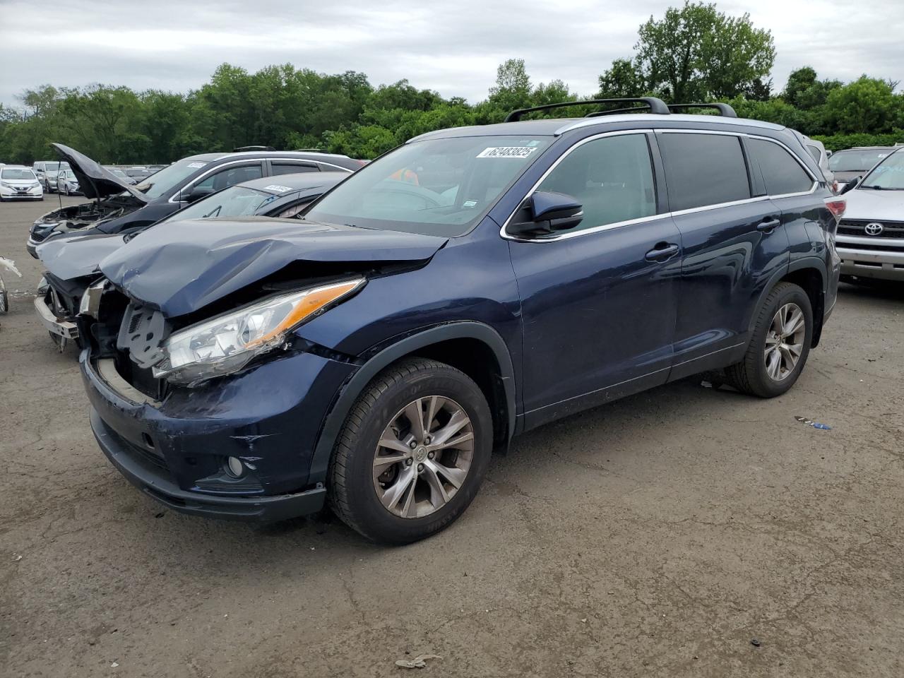 TOYOTA HIGHLANDER 2014 5TDJKRFH5ES013122