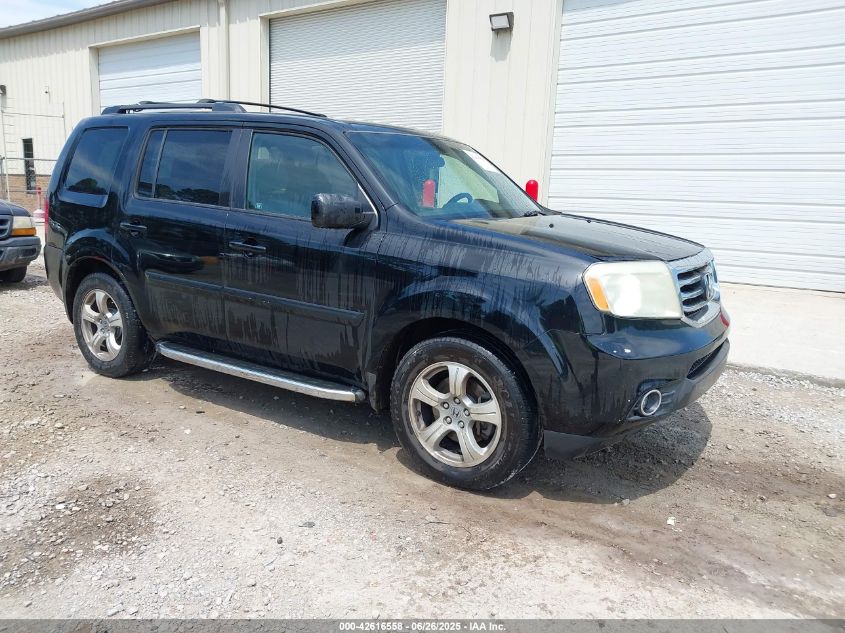 HONDA PILOT 2012 5FNYF3H42CB009931