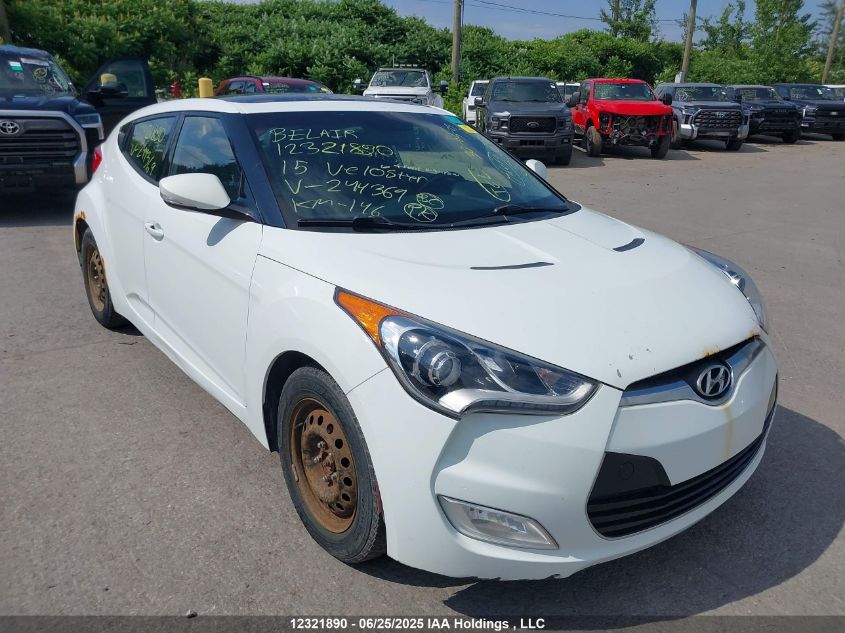 HYUNDAI VELOSTER 2015 KMHTC6AD8FU244369