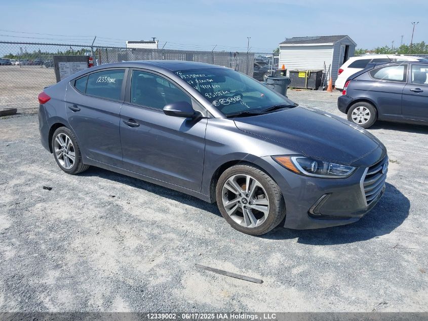 HYUNDAI ELANTRA 2017 KMHD84LFXHU404649