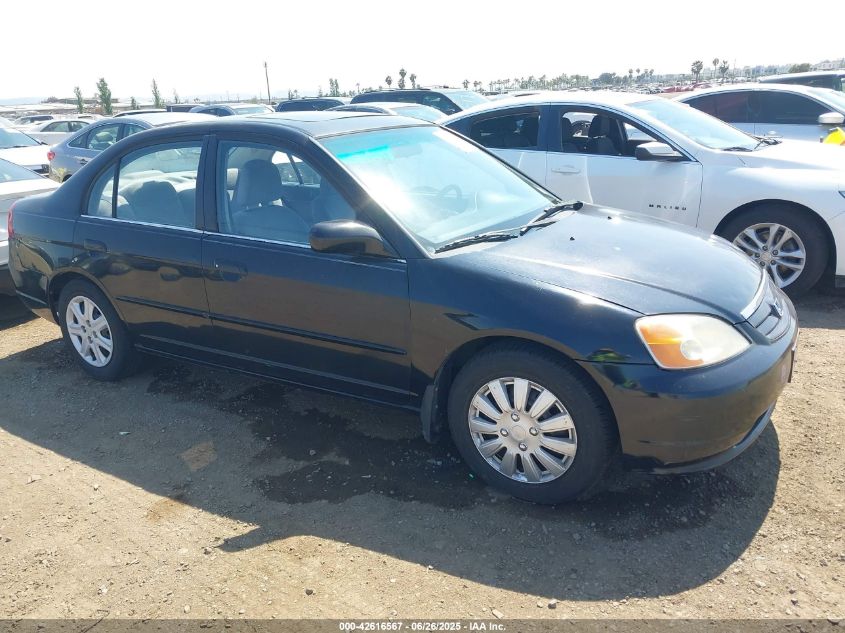 HONDA CIVIC 2001 1HGES26761L050743